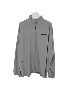 Reebok Full Zip Windbreaker Jacket Athleisure Streetwear Minimalist Y2K 3XLarge